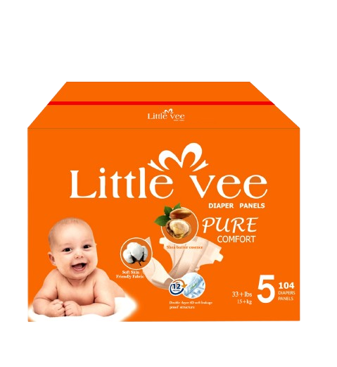 Baby Diapers, Size 5 (104 Count)-(33+ lbs)