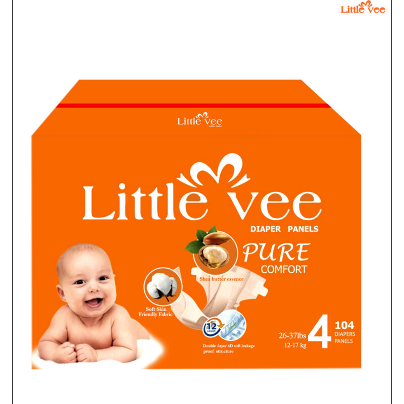 Baby Diapers, Size 4 (104 Count)-(26-37 lbs)