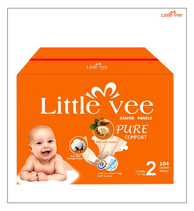 Baby Diapers, Size 2 (104 Count)-(13-24 lbs)
